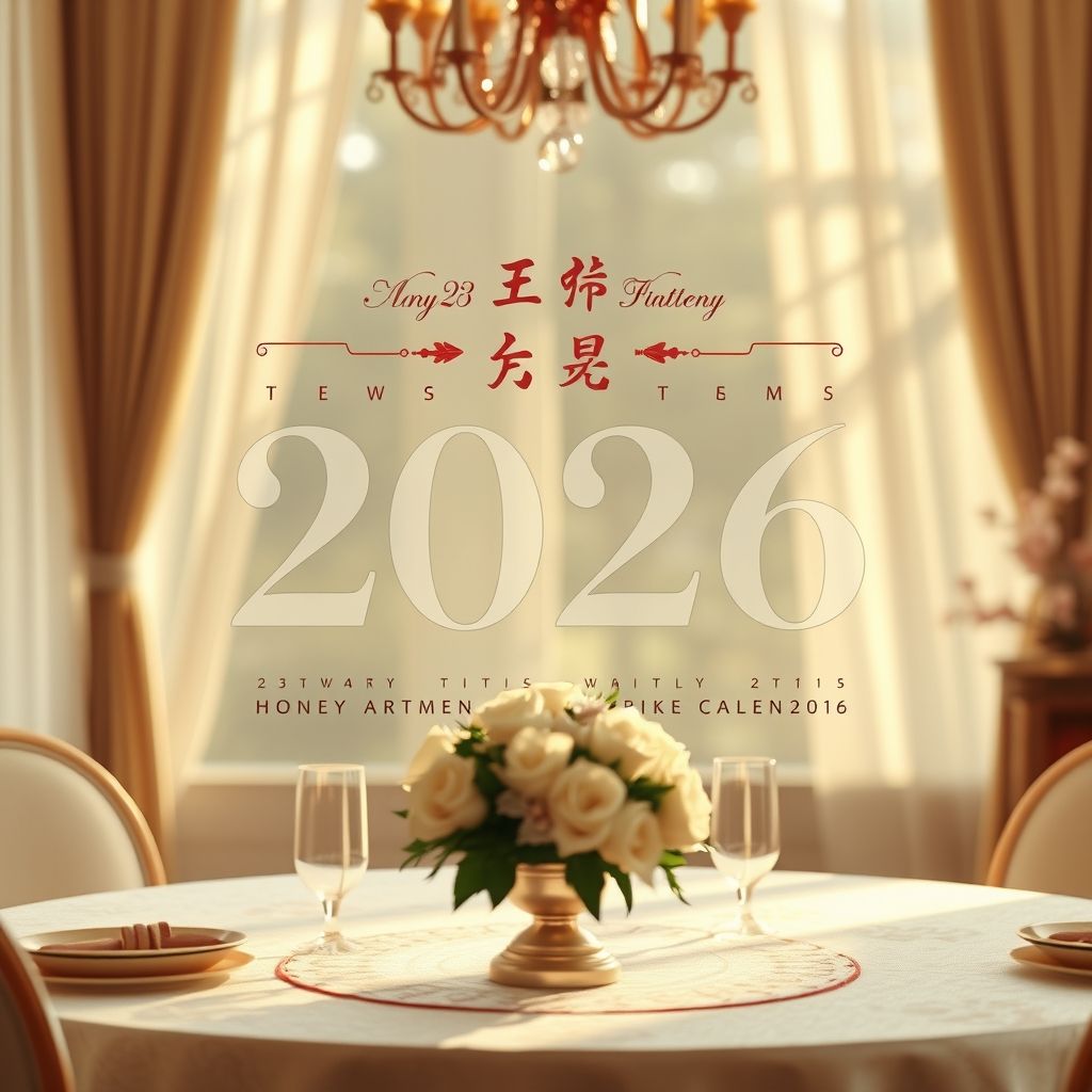 ปฏิทินฤกษ์แต่งงาน 2569 สำหรับคู่รักที่ต้องการความสมบูรณ์แบบ